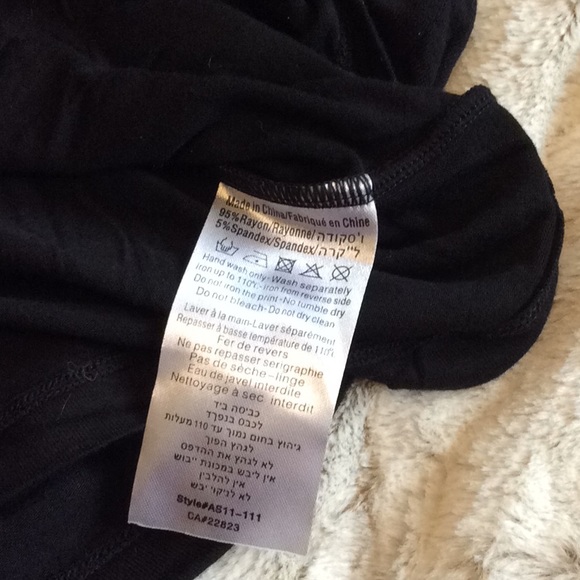 AnM black sequin sleeveless shirt - Picture 5 of 7